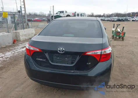 2016 Toyota Corolla Le из США, поврежденный, VIN 2T1BURHE4GC723206